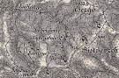 Obce Ambrušovce a Baranie ma mape tretieho vojenského mapovania Uhorska