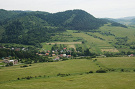 Pohľad na obec Potoky z Kamenického hradu