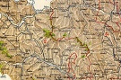 Pohorie ergov na mape ariskej upy