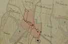 Hradisko na archívnej mape z roku 1859
