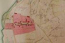 Lúčka na archívnej mape z roku 1860