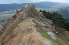 Západná časť hradu Kamenica