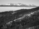 Výhľad spod vrchu Čergov na Tatry Výhľad spod vrchu Čergov na Tatry