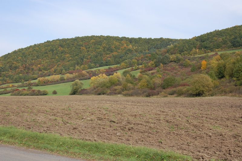 V pozadí oblasť Slupec a Soroše