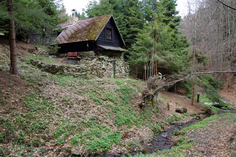 Pohľad na lokalitu bývalej usadlosti Andreja Jasenského