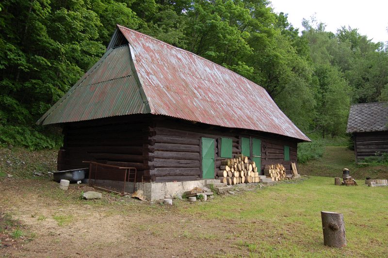 Drevenica Štefana Blaščáka v osade Baranie