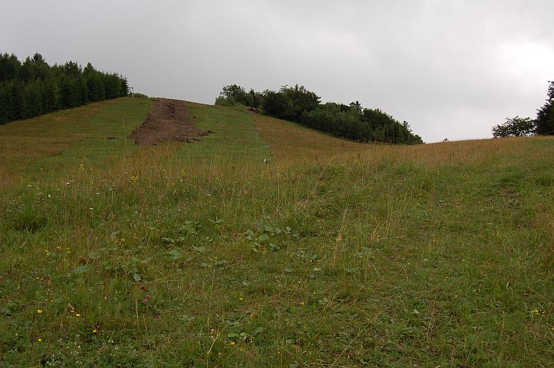 Pohľad na lyžiarsky svah Lysá
