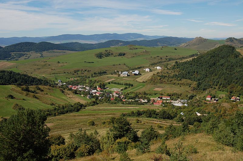 Výhľad na obec Milpoš