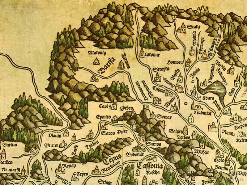 Prvé mapovania oblasti Čergova