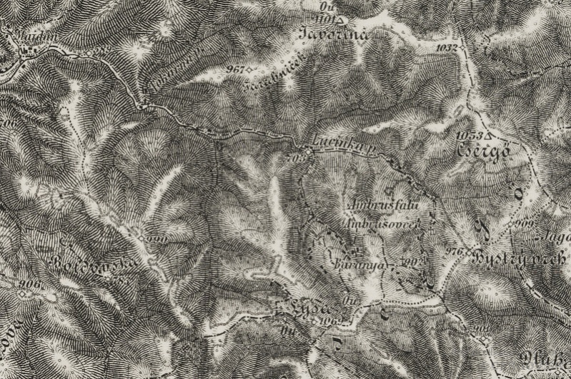 Kolekcia máp Rakúsko-Uhorska. 1910-1911