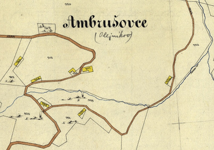Čergov na historických mapách